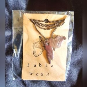 Lake Superior metal necklace gift idea